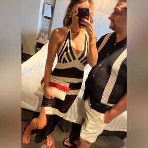 SHEIN crochet dress swim cover